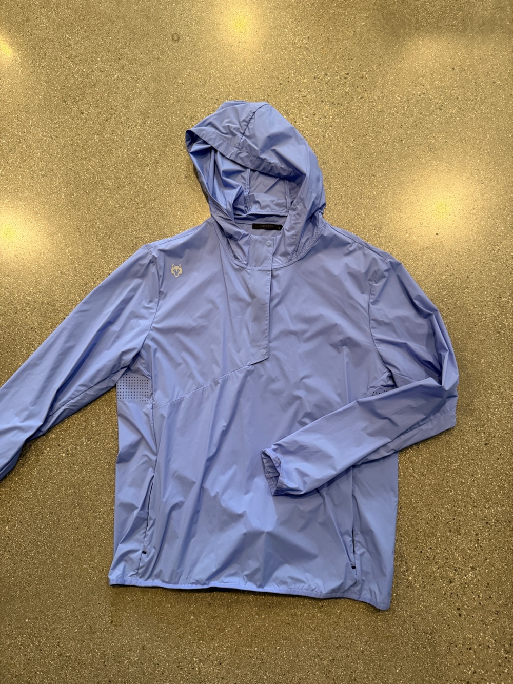 Greyson Light Blue Men's Windbreaker Hooded Jacket